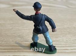 Vintage Britains, Swoppet, Acw Union Canon Crew, 1/32 Scale. Toy Soldiers
