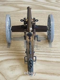 Vintage Britains, Swoppet, Acw Union Canon Crew, 1/32 Scale. Toy Soldiers