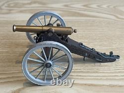 Vintage Britains, Swoppet, Acw Union Canon Crew, 1/32 Scale. Toy Soldiers