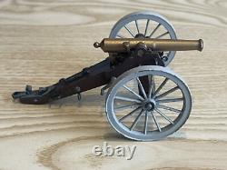 Vintage Britains, Swoppet, Acw Union Canon Crew, 1/32 Scale. Toy Soldiers