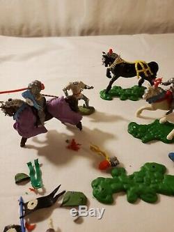 Vintage Britains Swoppets 15th Century War of the Roses Mounted Knights Lot