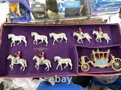 Vintage Britains Toy Soldiers Set #1470 The State Coach (original Gold Coach)