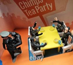 Vintage Britains Zoo Models 1/32 Scale #4375 Chimpanzee Chimps Tea Party Boxed