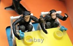 Vintage Britains Zoo Models 1/32 Scale #4375 Chimpanzee Chimps Tea Party Boxed