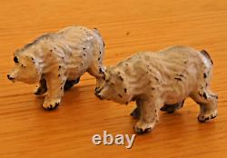 Vintage Charbens Travelling Zoo set Trailers, elephant, lions, bears, keeper