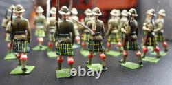 Vintage Early Period Britain's Kilted Capetown Highlanders x16 soldiers 1940's