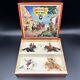 Vintage Herald Unbreakable Models Mounted Cowboys And Indians H7602 V Rare Vgc