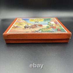 Vintage Herald Unbreakable Models Mounted Cowboys and Indians H7602 V RARE VGC