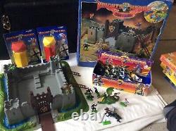 Vintage Knights Of The Sword Lion Castle&shop Display Box Of Mounted Knights