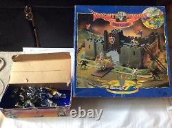 Vintage Knights Of The Sword Lion Castle&shop Display Box Of Mounted Knights