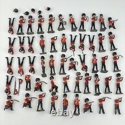 Vintage Large Job Lot Of Britains Grenadier Guards Lead Soldiers A/F