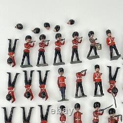 Vintage Large Job Lot Of Britains Grenadier Guards Lead Soldiers A/F