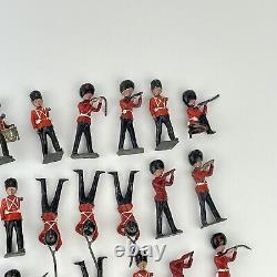 Vintage Large Job Lot Of Britains Grenadier Guards Lead Soldiers A/F