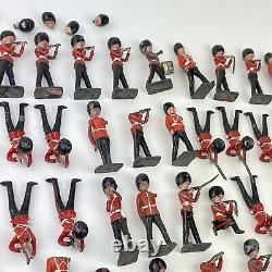 Vintage Large Job Lot Of Britains Grenadier Guards Lead Soldiers A/F