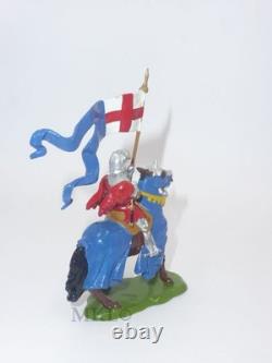 Vintage Lead Britains 1662 Knight withStandard Knight of Agincourt 1st Series 1954
