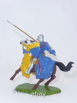 Vintage Lead Britains 1663 Knight with Lance Knight of Agincourt 1st Series 1954