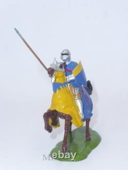 Vintage Lead Britains 1663 Knight with Lance Knight of Agincourt 1st Series 1954