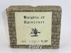 Vintage Lead Britains 1663 Knight with Lance Knight of Agincourt 1st Series 1954
