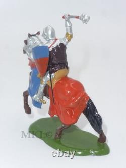 Vintage Lead Britains 9492 Knight with Mace Knights of Agincourt
