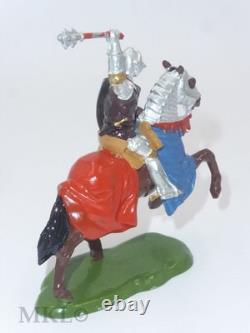 Vintage Lead Britains 9492 Knight with Mace Knights of Agincourt