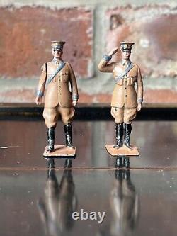 Vintage Lead Britains / Givjoy Motor Patrols and Road Signs Set