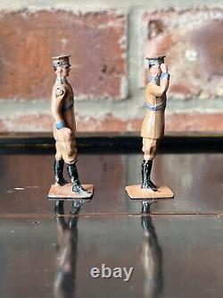 Vintage Lead Britains / Givjoy Motor Patrols and Road Signs Set