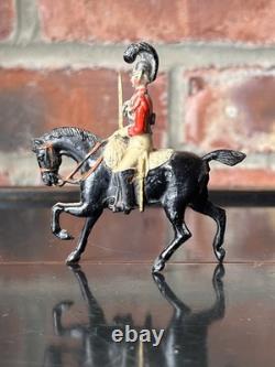Vintage Lead Britains Life Guard of 1837 Second Version Rare Romanesque Helmet