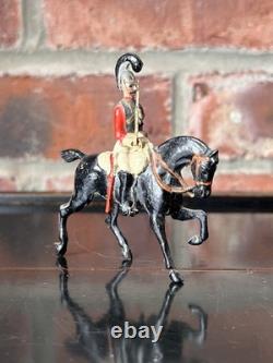 Vintage Lead Britains Life Guard of 1837 Second Version Rare Romanesque Helmet