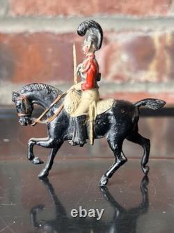Vintage Lead Britains Life Guard of 1837 Second Version Rare Romanesque Helmet