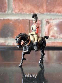 Vintage Lead Britains Life Guard of 1837 Second Version Rare Romanesque Helmet