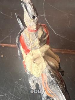 Vintage Lead Britains Life Guard of 1837 Second Version Rare Romanesque Helmet