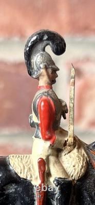 Vintage Lead Britains Life Guard of 1837 Second Version Rare Romanesque Helmet