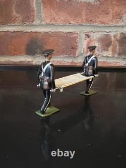 Vintage Lead Britains St John Ambulance Stretcher Bearers and Stretcher