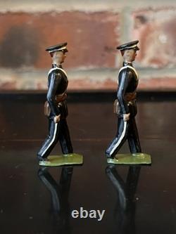 Vintage Lead Britains St John Ambulance Stretcher Bearers and Stretcher