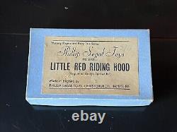 Vintage Lead Phillip Segal Toys Boxed Little Red Riding Hood Set