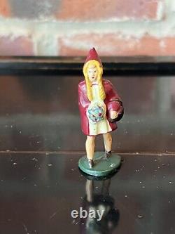 Vintage Lead Phillip Segal Toys Boxed Little Red Riding Hood Set