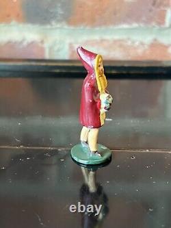 Vintage Lead Phillip Segal Toys Boxed Little Red Riding Hood Set