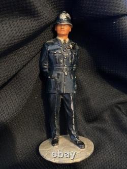 Vintage London Bobby Figurine 1970s-80s Cast Metal UK Police Model