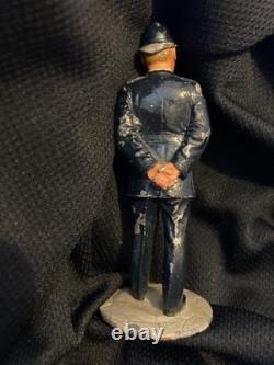 Vintage London Bobby Figurine 1970s-80s Cast Metal UK Police Model