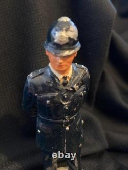 Vintage London Bobby Figurine 1970s-80s Cast Metal UK Police Model