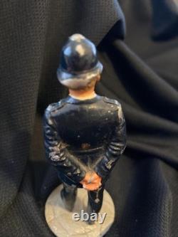 Vintage London Bobby Figurine 1970s-80s Cast Metal UK Police Model