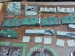 Vintage Mixed Lot of Britains Lead Farm People Figures Animals Plus Garden