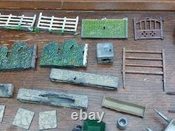 Vintage Mixed Lot of Britains Lead Farm People Figures Animals Plus Garden