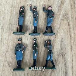 Vintage Pre War Great Britain Big Lot 68 Pieces German Army Lead Toy Soldiers