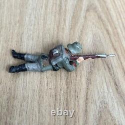 Vintage Pre War Great Britain Big Lot 68 Pieces German Army Lead Toy Soldiers