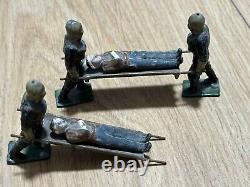Vintage Pre War Great Britain Big Lot 68 Pieces German Army Lead Toy Soldiers