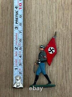 Vintage Pre War Great Britain Big Lot 68 Pieces German Army Lead Toy Soldiers