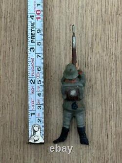 Vintage Pre War Great Britain Big Lot 68 Pieces German Army Lead Toy Soldiers