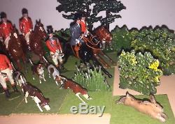Vintage Pre War lead Britains The Meet set hunting figures Rare Lot