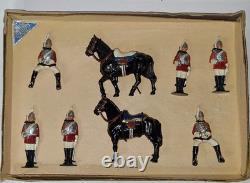 Vintage TIMPO Model Soldiers Set No 335 Lifeguards Scarce & Complete-Boxed